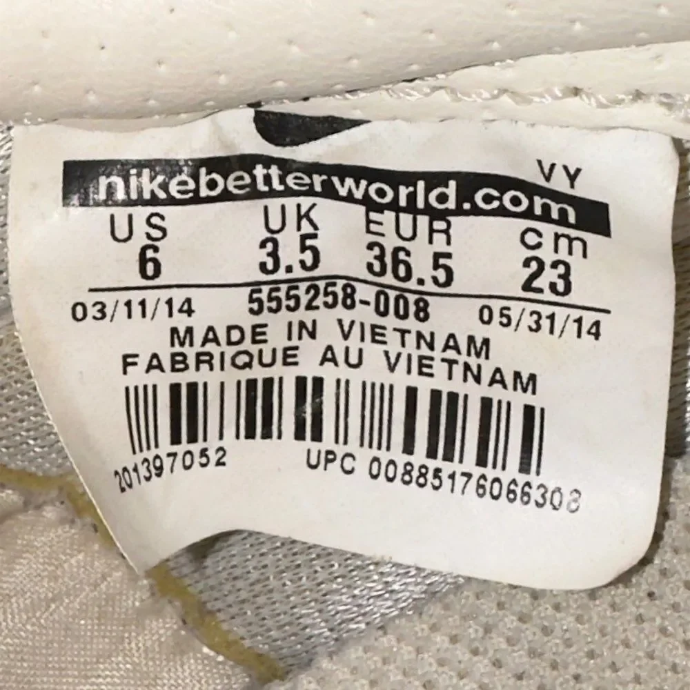 Nike Pre Montreal Racer Casual‎ Suede Sneakers Grey / Blue 555258-008 Women's 6